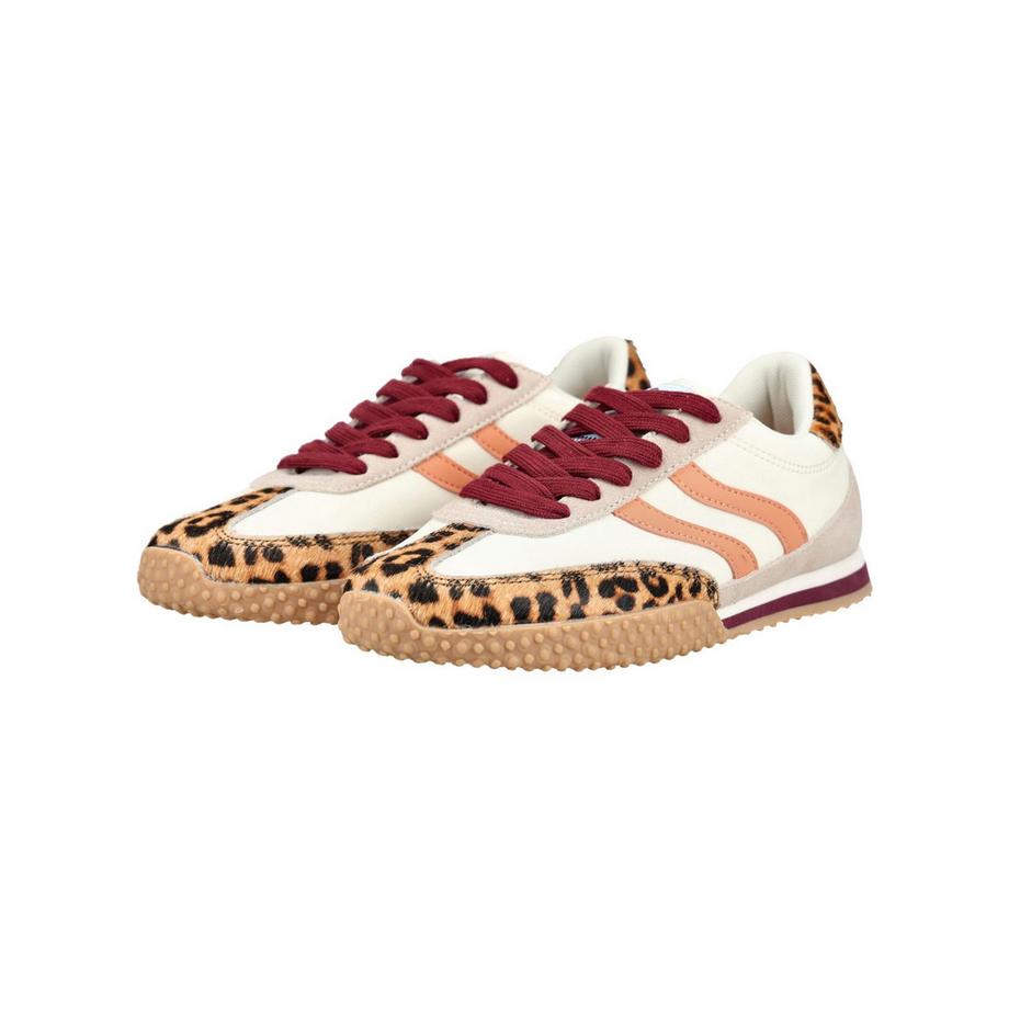 Gioseppo Sneaker à motif léopard et rayure bleue  