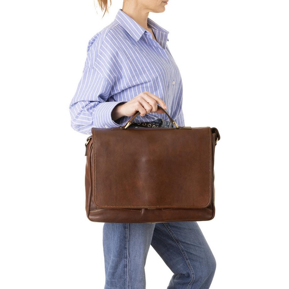 Viola Castellani Sac Messenger en Cuir  