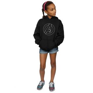 MARVEL  Avenegers Assemble A Logo Outline Kapuzenpullover 