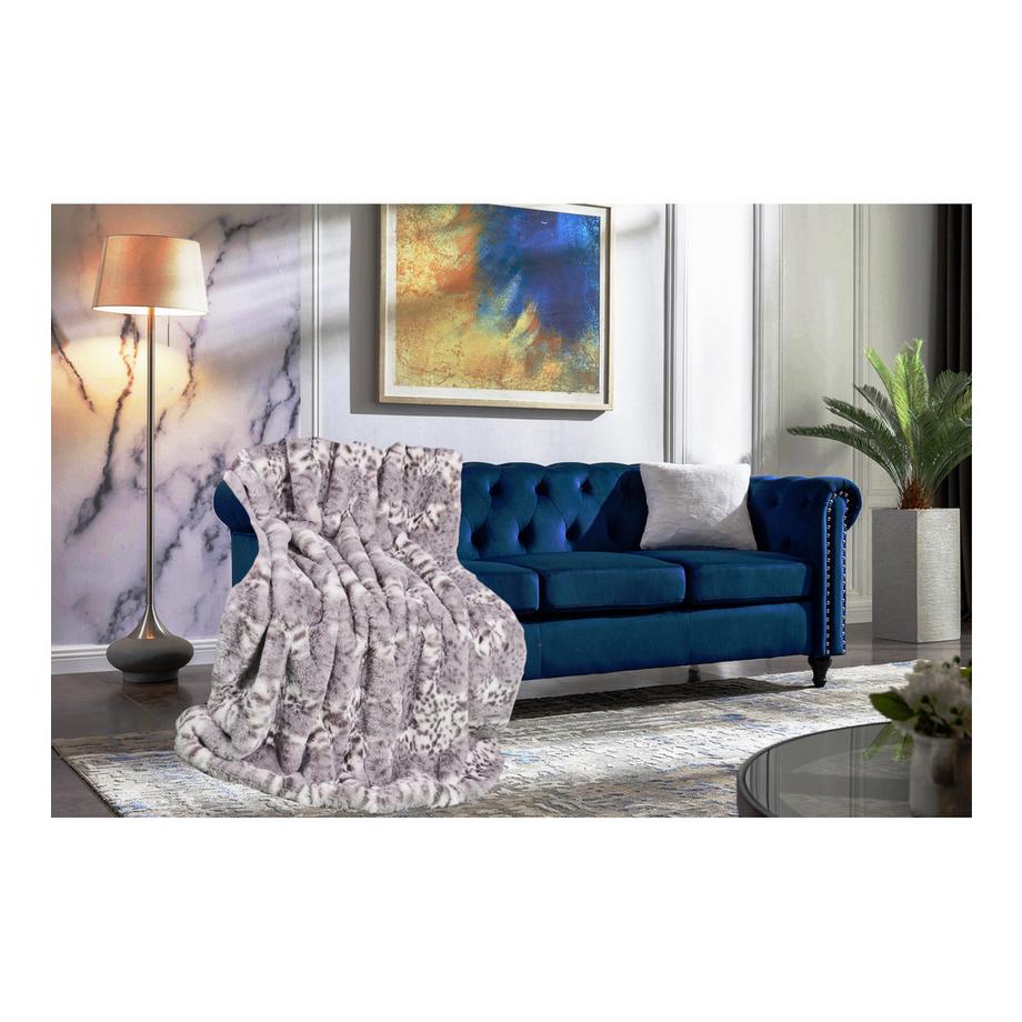 Flair Irbis Couverture en Fausse Fourrure  