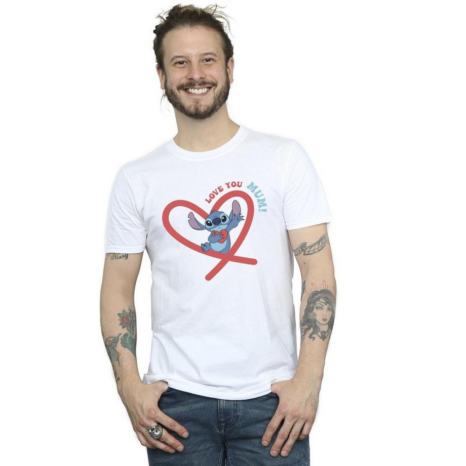 Disney Love You Mum T-Shirt Stampata  
