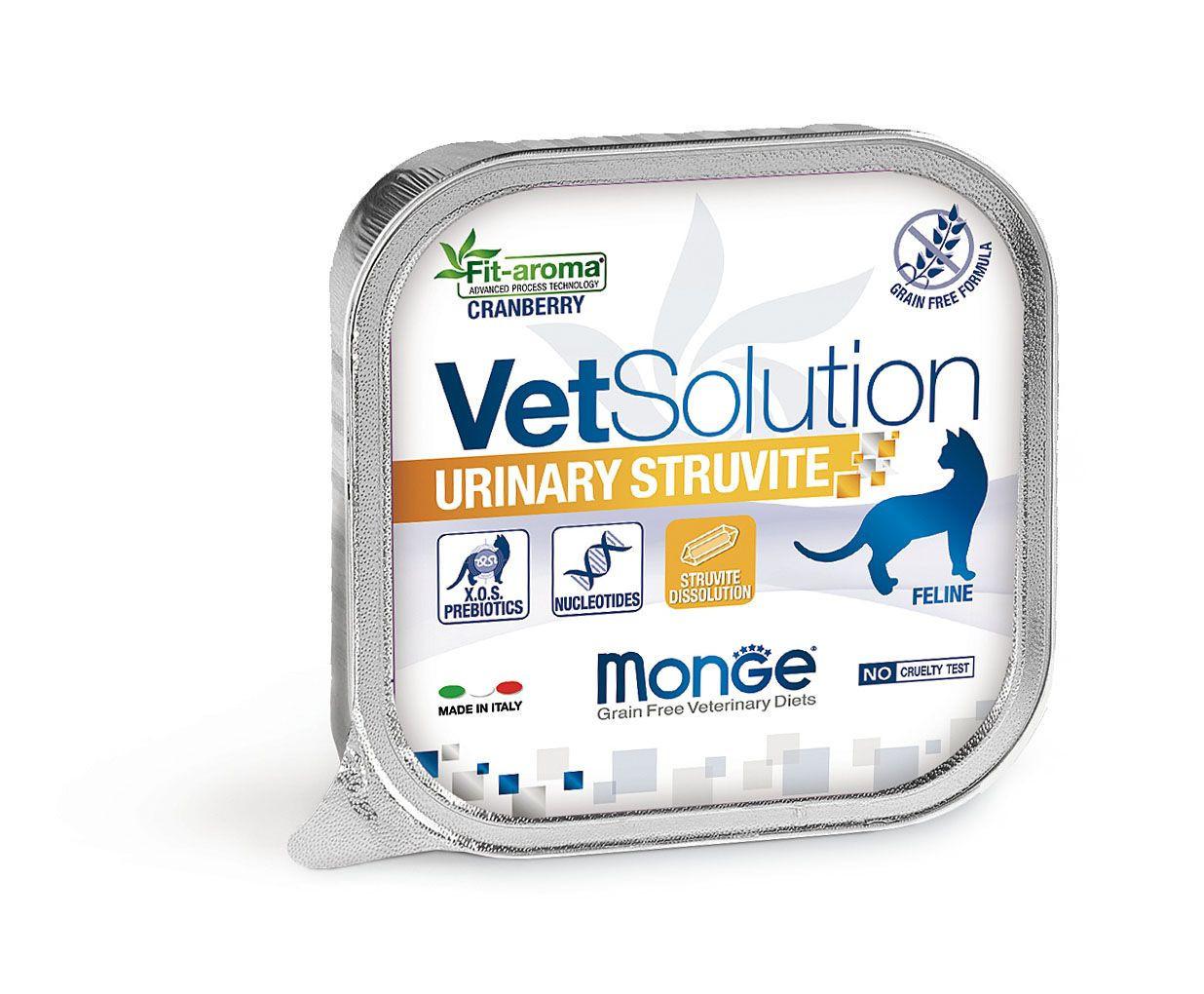 Monge  VetSolution pour chat Urinary Struvite - Multipack 