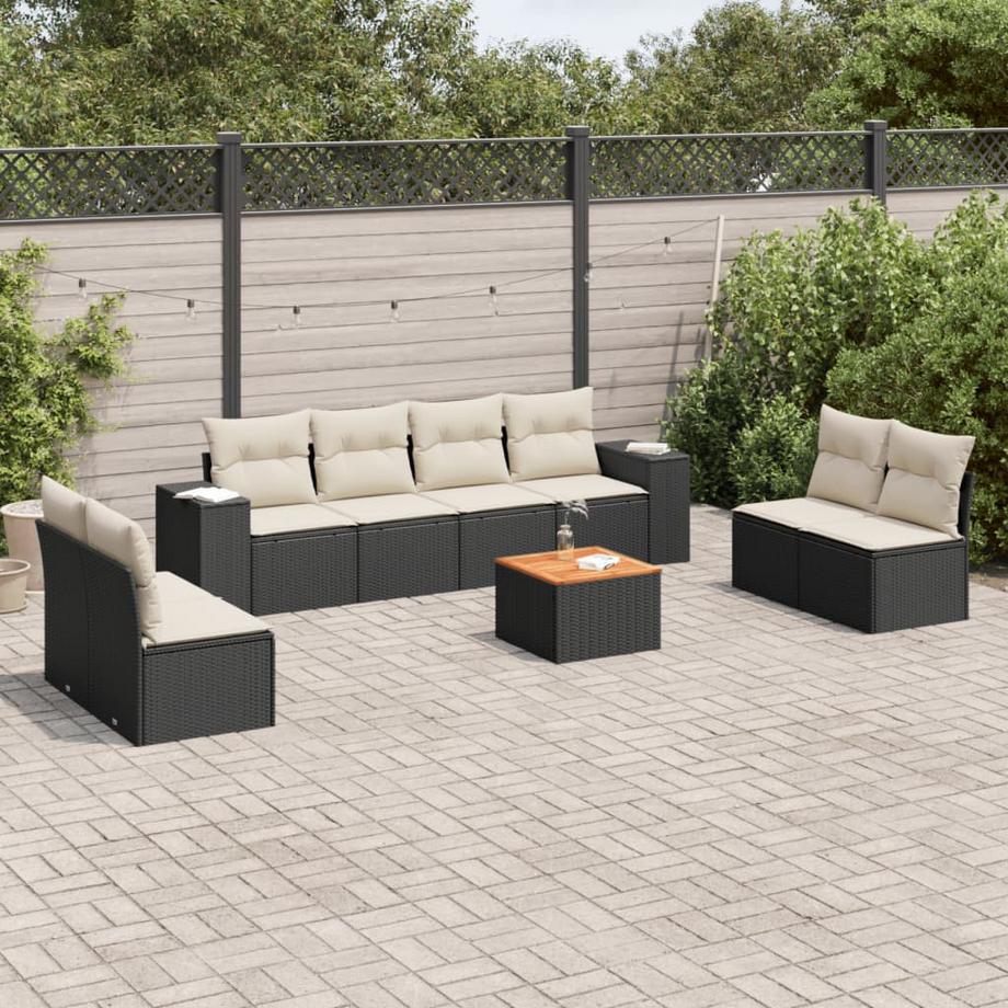VidaXL Garten sofagarnitur poly-rattan  
