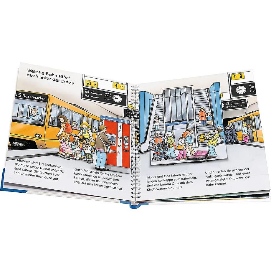 Wieso? Weshalb? Warum? junior, Band 63: Unterwegs mit Bus und Bahn Erne, Andrea; Zimmer, Christian (Illustrationen) Couverture rigide 