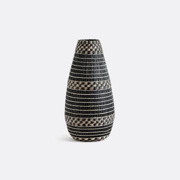 Jarre décorative en bambou H53 cm