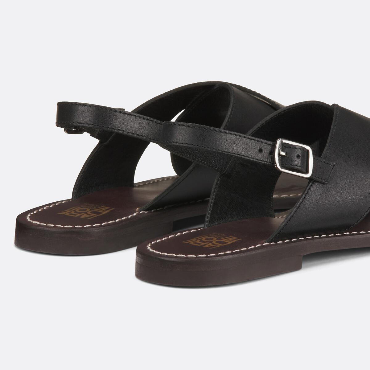 La Redoute Collections  Signature-Sandalen Laurine aus Glattleder 