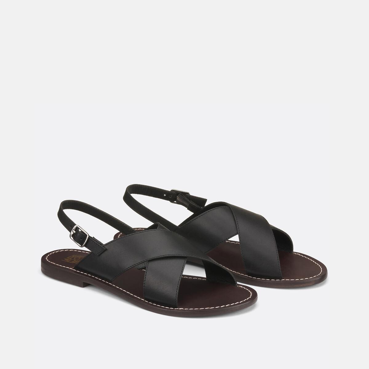 La Redoute Collections  Signature-Sandalen Laurine aus Glattleder 