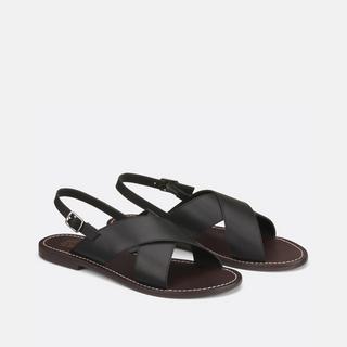 La Redoute Collections  Signature-Sandalen Laurine aus Glattleder 