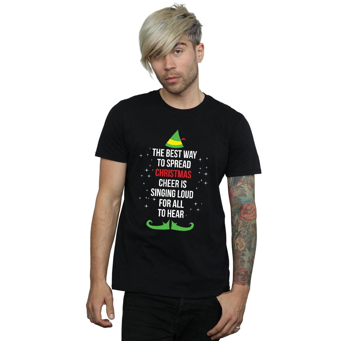 Elf T-shirt Christmas Cheer  