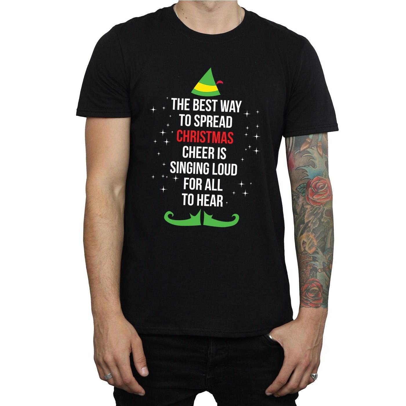 Elf T-shirt Christmas Cheer  