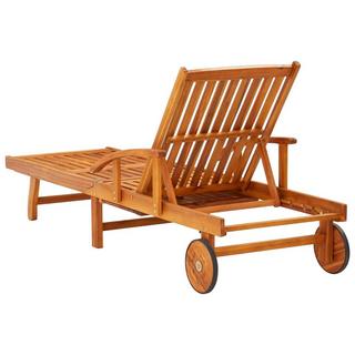 VidaXL Chaise longue bois d'acacia  