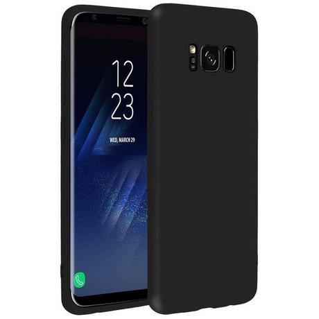 Avizar  Coque Soft Touch Noir Galaxy S8 