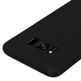 Avizar  Soft Touch Case Galaxy S8 Schwarz 