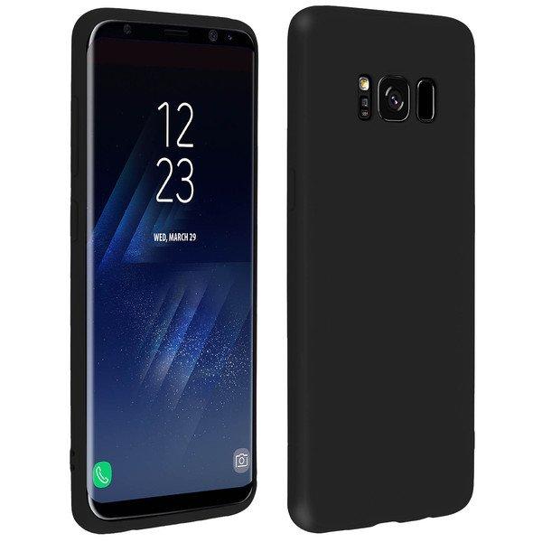 Avizar  Coque Soft Touch Noir Galaxy S8 