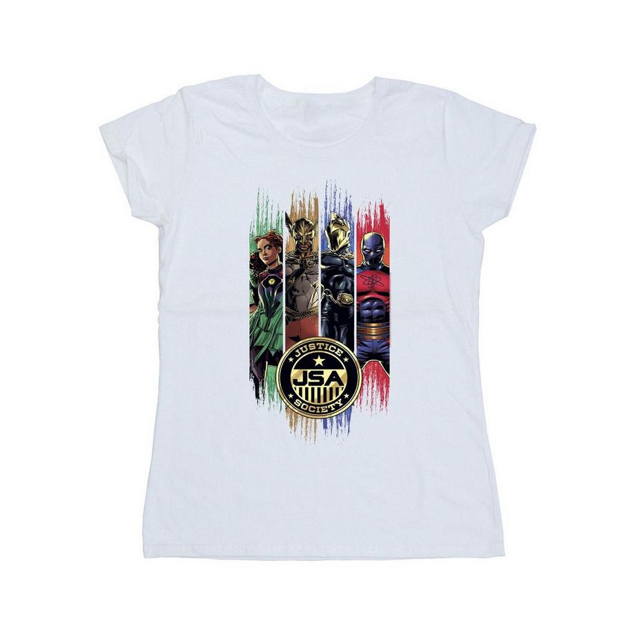DC COMICS JSA T-Shirt Stampa Grafica  