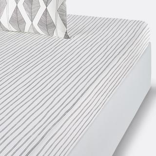 La Redoute Intérieurs Lenzuolo con angoli Assane a righe  