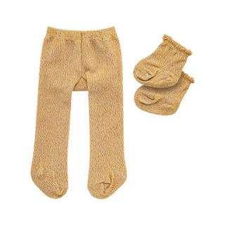 Heless  Strumpfhose mit Söckchen Gold (28-35cm) 