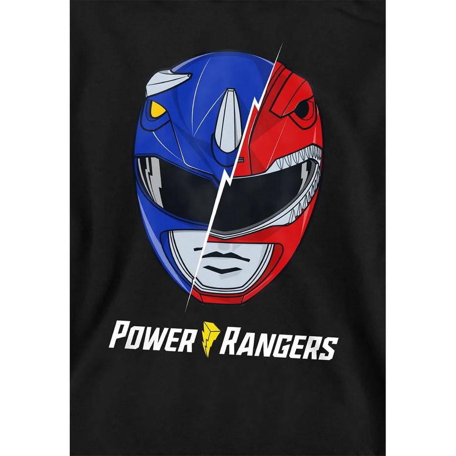 Power Rangers  Spliced Head Felpa Con Cappuccio 