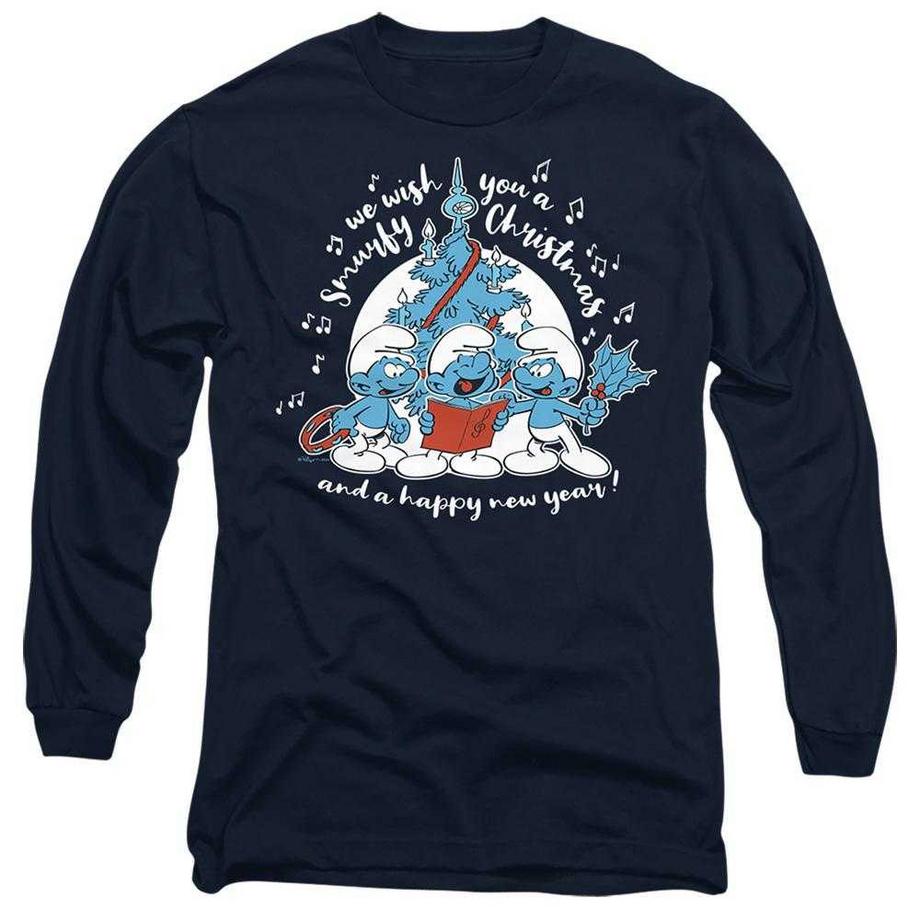 T-ShirtManches Longues Smurfy Christmas Carols
