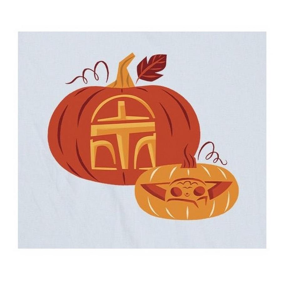 STAR WARS Star Wars Grogu Mandalorian Kürbis Schnitzerei T-Shirt  