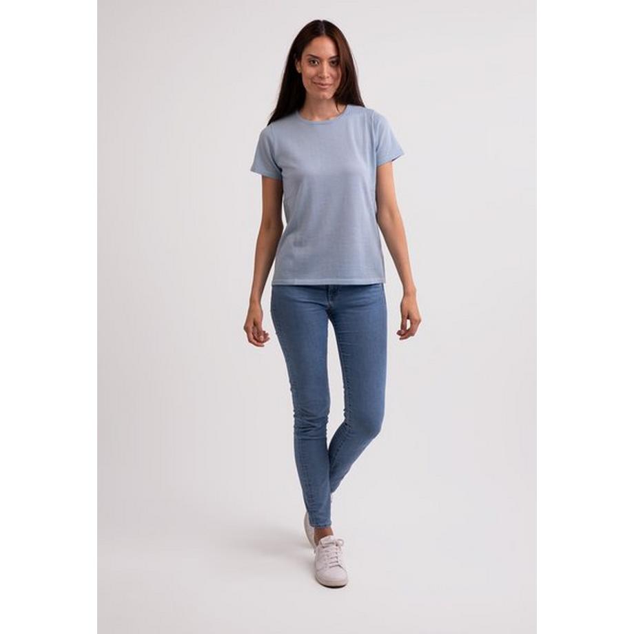 CASH-MERE.CH T-Shirt Manches Courtes Col Rond  