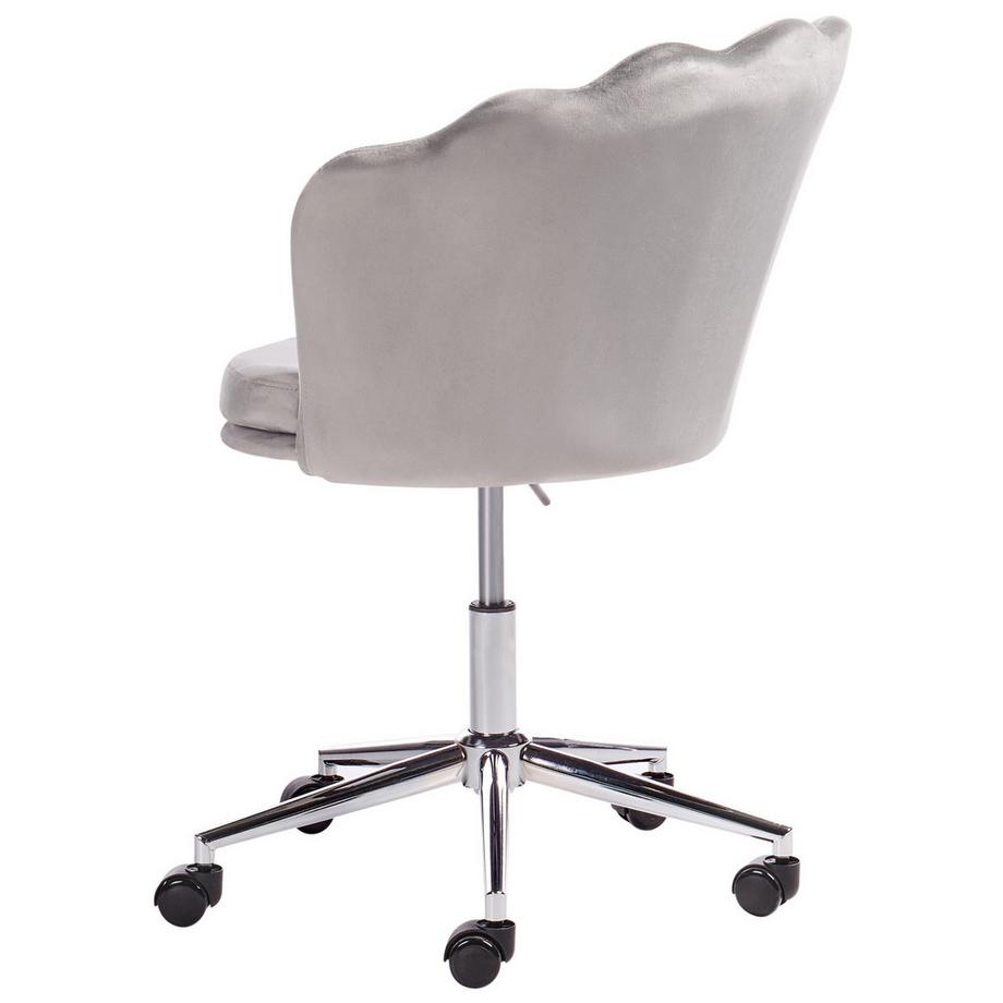 Beliani Chaise de bureau en Velours  MONTICELLO  