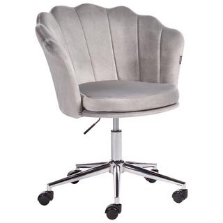 Beliani Chaise de bureau en Velours Glamour MONTICELLO  