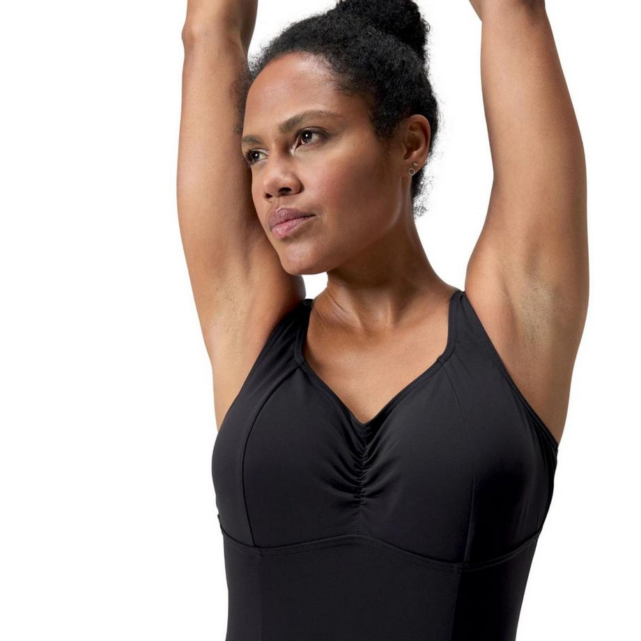 speedo  Maillot De Bain 1 Pièce Uni Col V Aquanite 