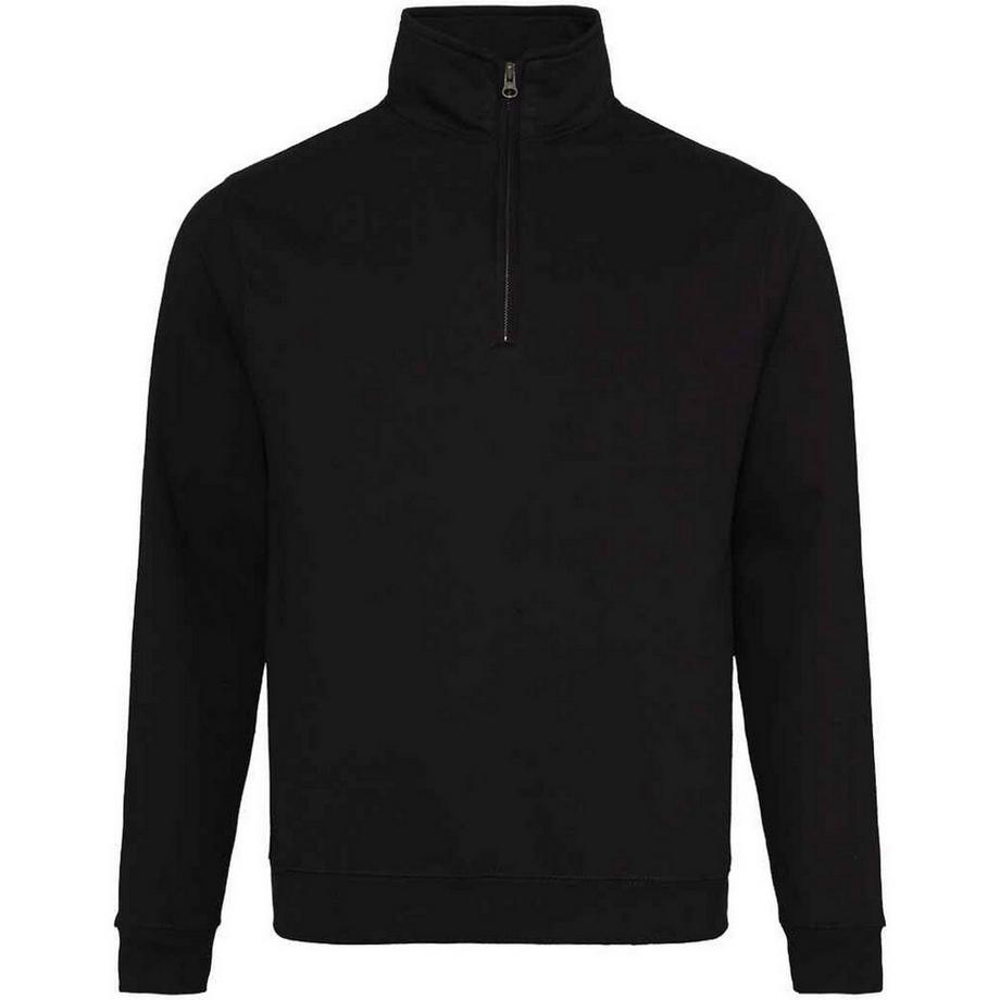 Sweatshirt Pullover mit Reißverschluss am Kragen