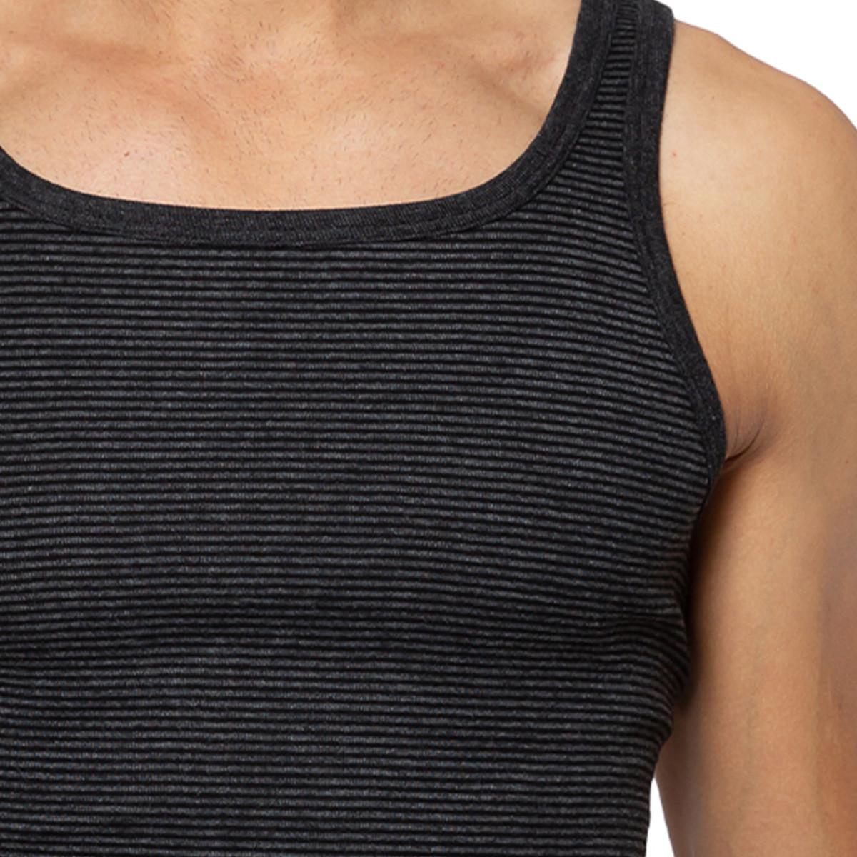 Ammann Confezione da 3 Canottiere a Costine Fini  