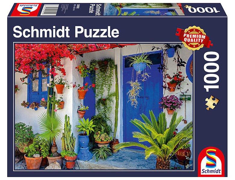 Schmidt  Puzzle Mediterrane Haustür (1000Teile) 