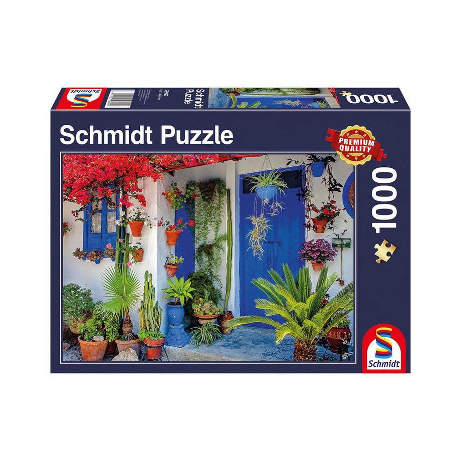 Schmidt  Puzzle Mediterrane Haustür (1000Teile) 