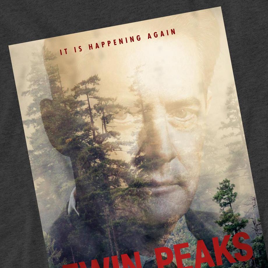 Twin Peaks Bedrucktes T-Shirt  