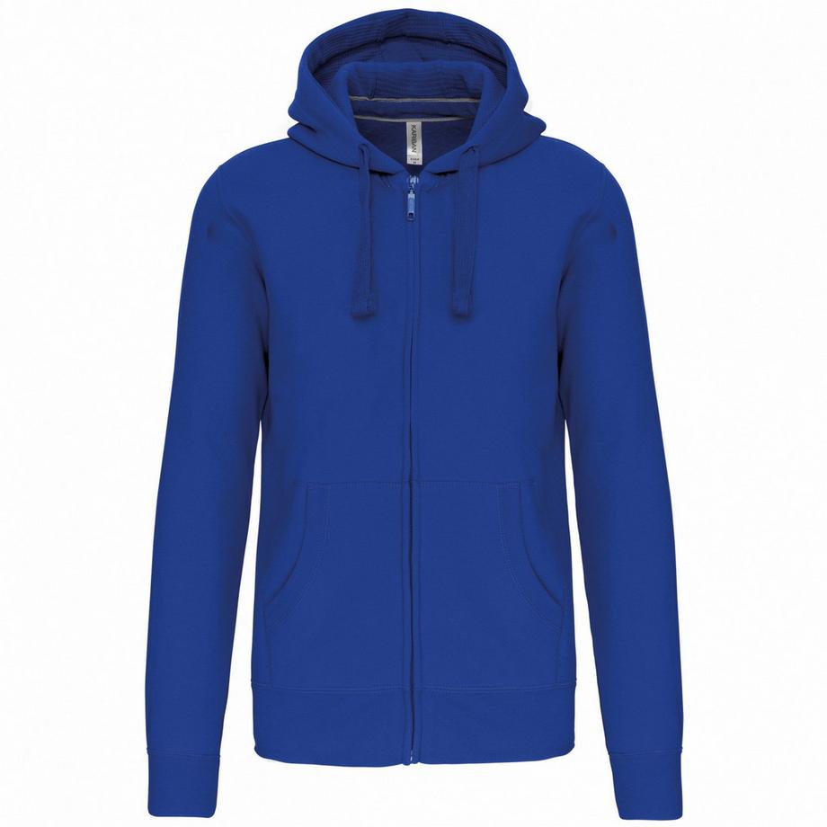 Felpa Con Cappuccio E Zip Intera