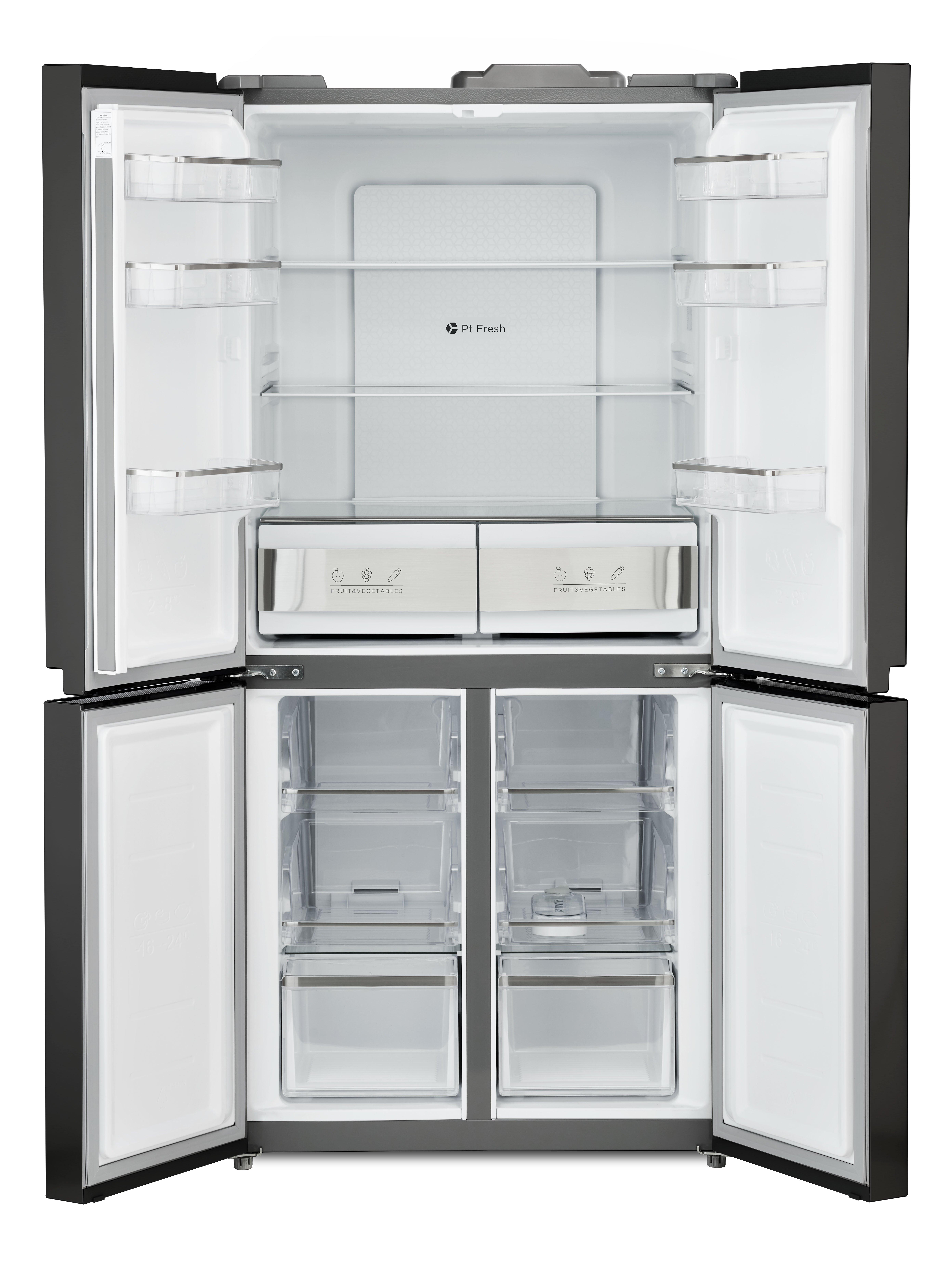 Trisa Trisa 7801.4845 frigorifero side-by-side Libera installazione 493 L E Nero  