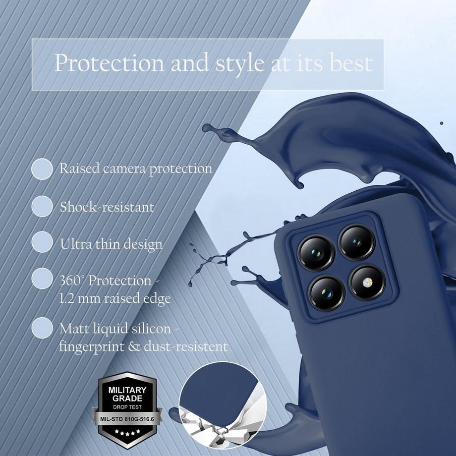 Cadorabo  Xiaomi 14T Pro Hülle im Liquid Case Design 