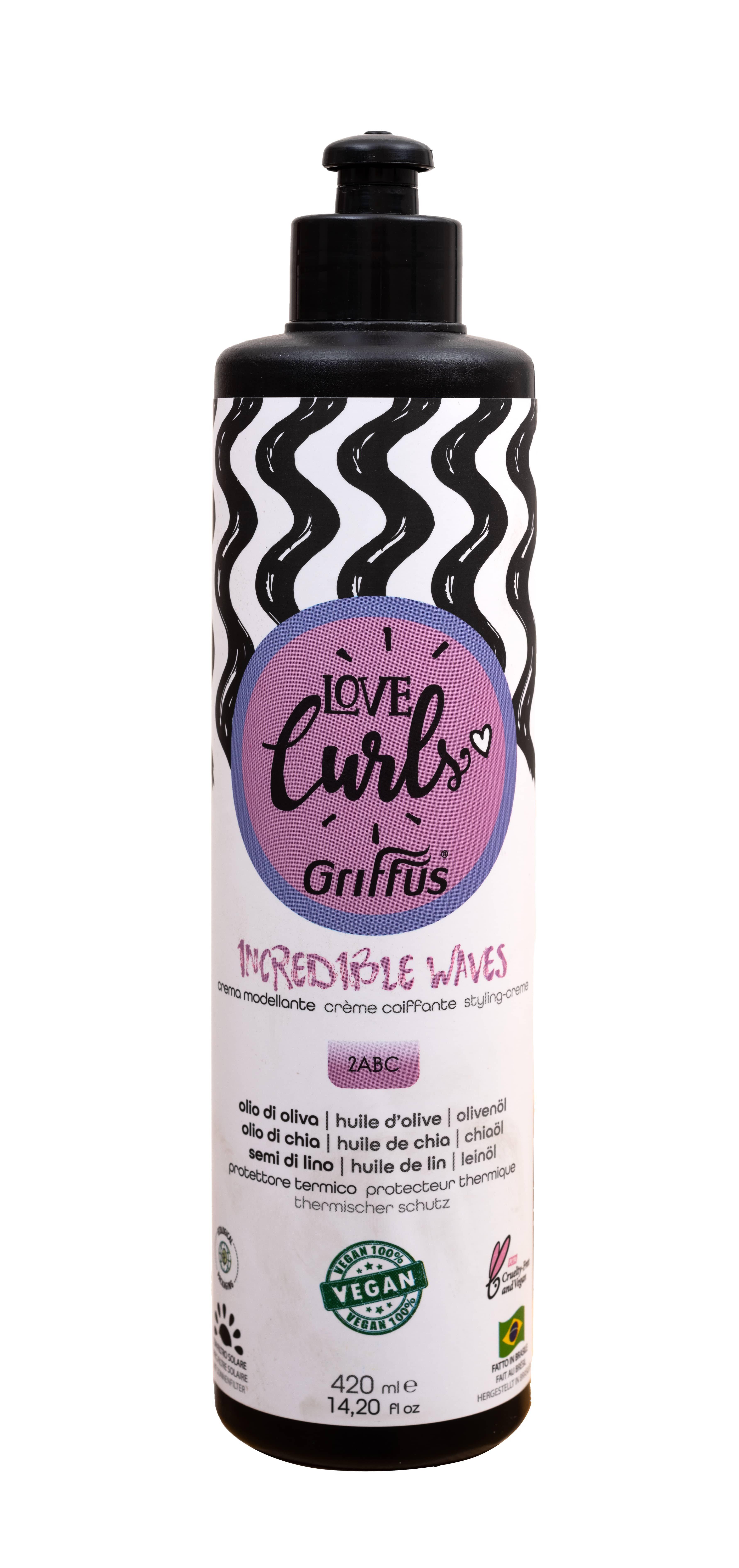 Griffus  Griffus Love Curls Incredible Waves Styling Creme 420 ML lockiges haar 