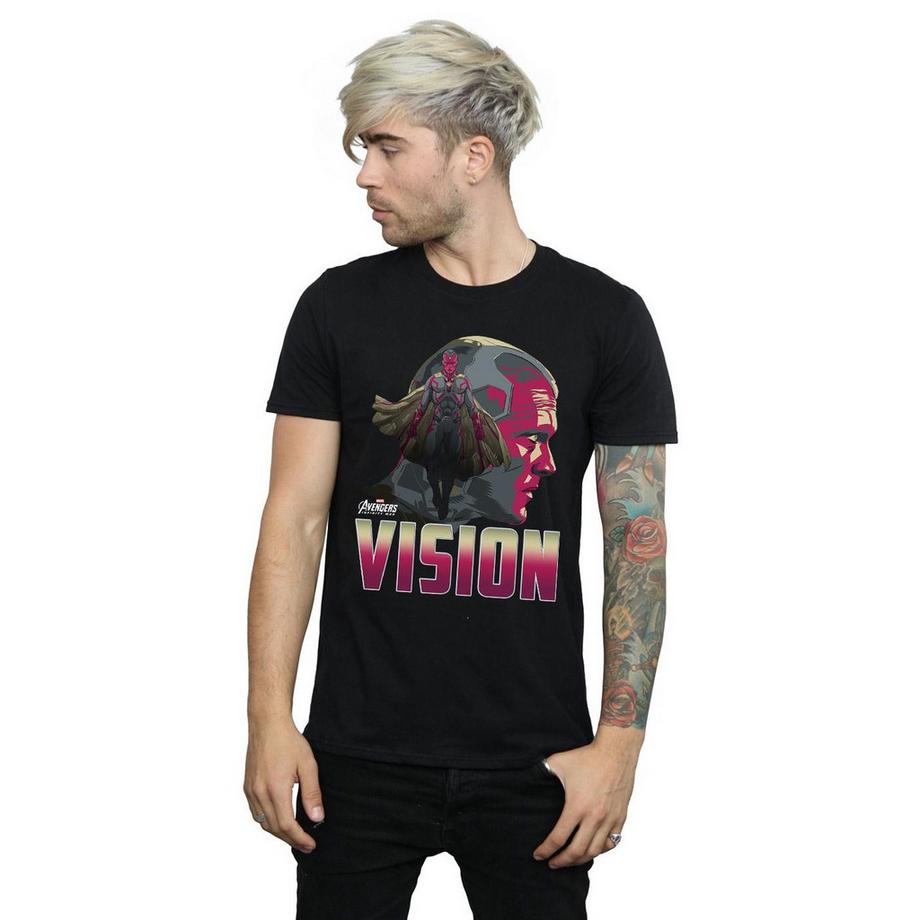 MARVEL Avengers Infinity War Vision Grafikdruck T-Shirt  