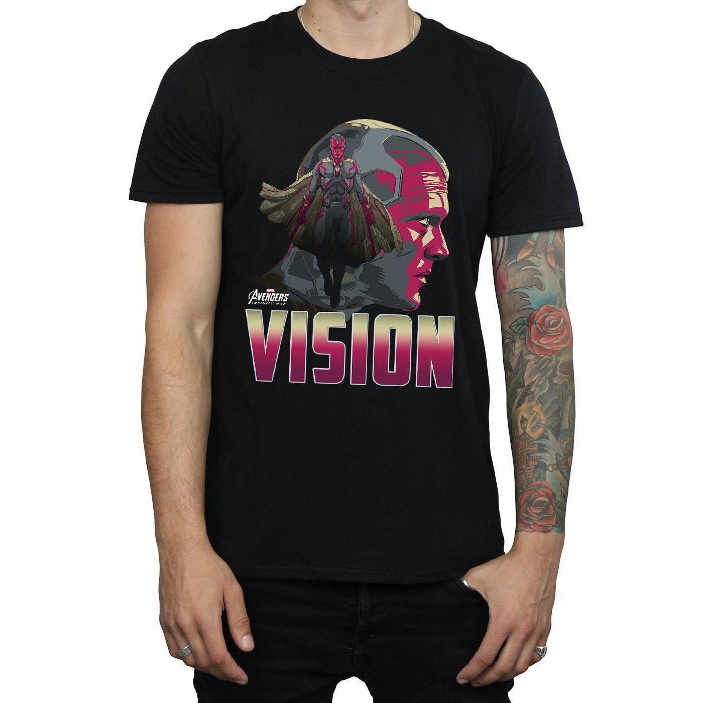 MARVEL  Tshirt AVENGERS INFINITY WAR VISION CHARACTER 