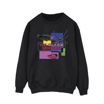 Black Widow Pop Art Sweatshirt