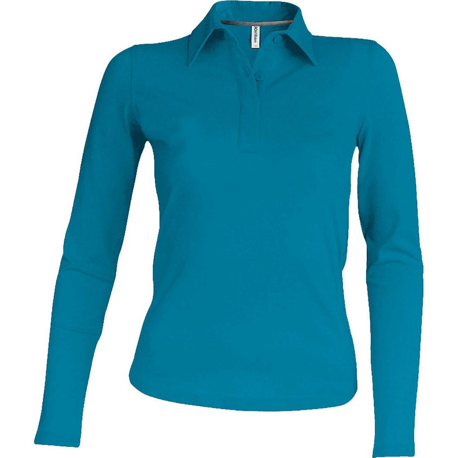 Kariban Langarm Poloshirt  