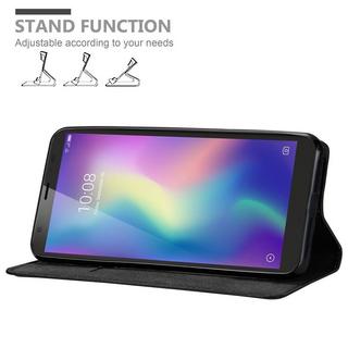 Cadorabo  Housse compatible avec ZTE Blade A5 2019 - Coque de protection avec fermeture magnétique, fonction de support et compartiment pour carte 