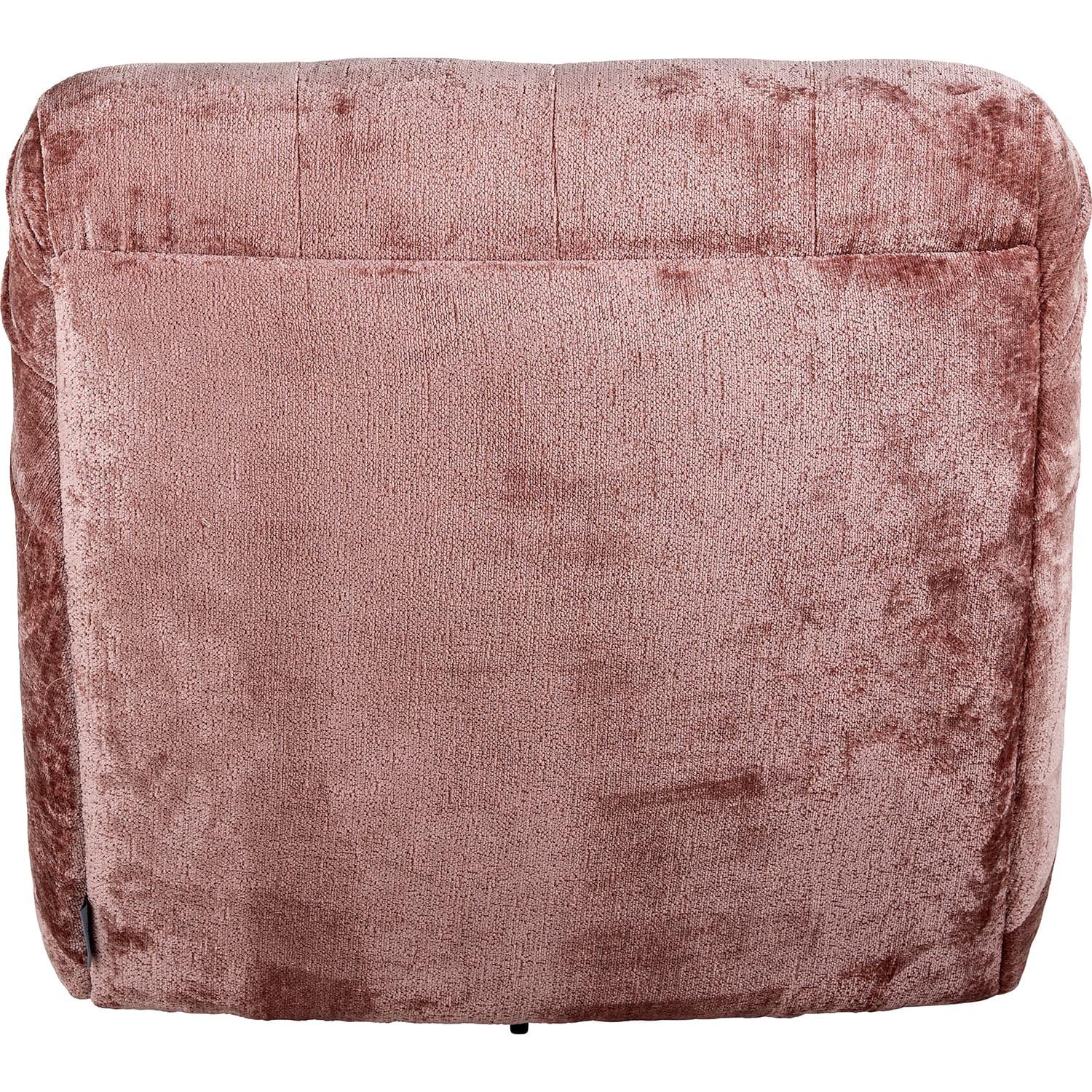 mutoni Fauteuil Rosy chenille rose  