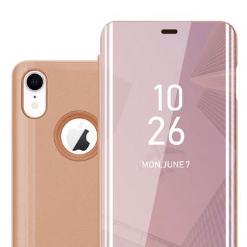 Housse compatible avec Apple iPhone XR - Clear View étui de protection miroir avec fonction de support Protection à 360 degrés