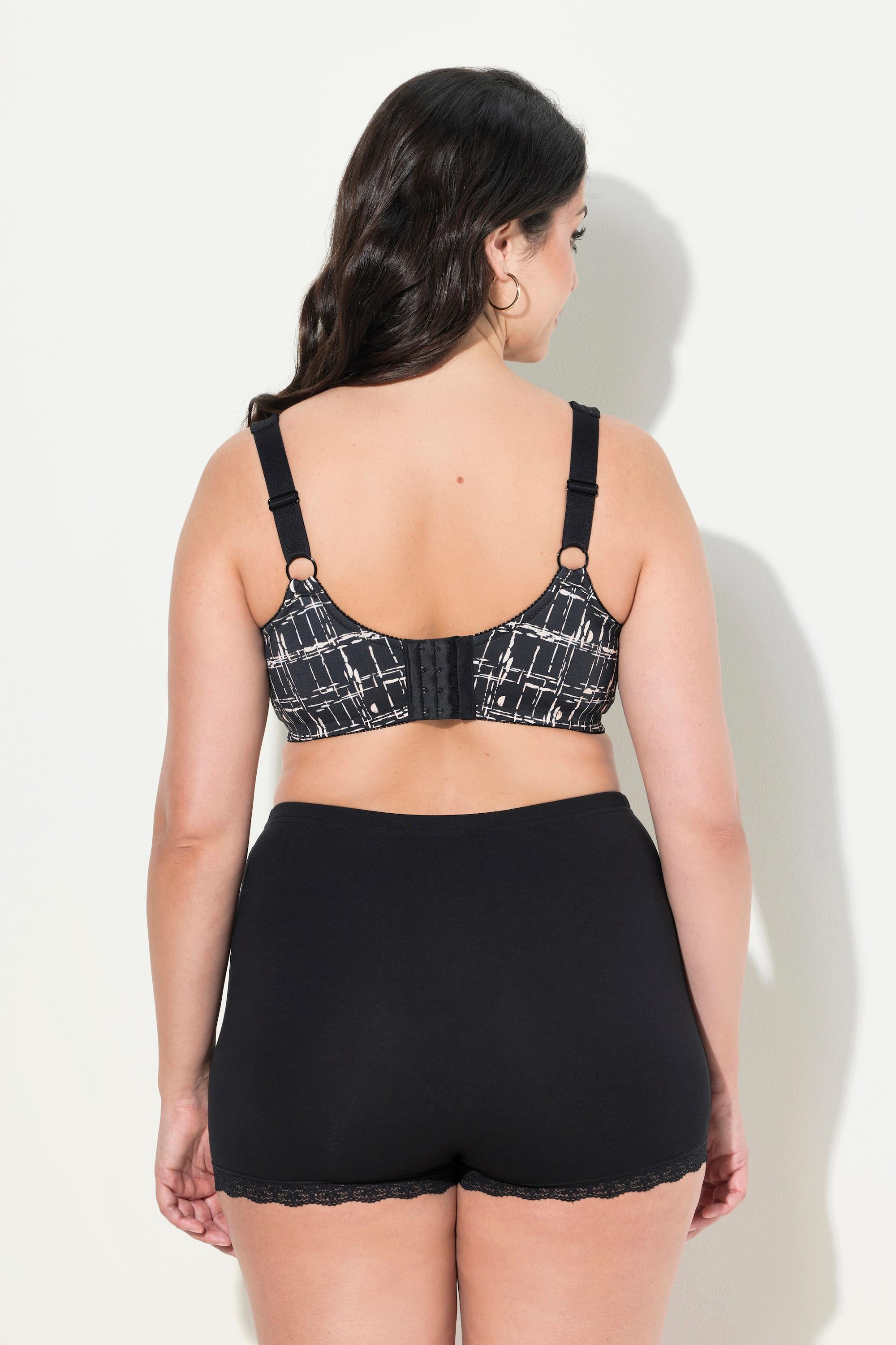 Ulla Popken Reggiseno Sostenitivo Stampa Grafica Senza Ferretto  