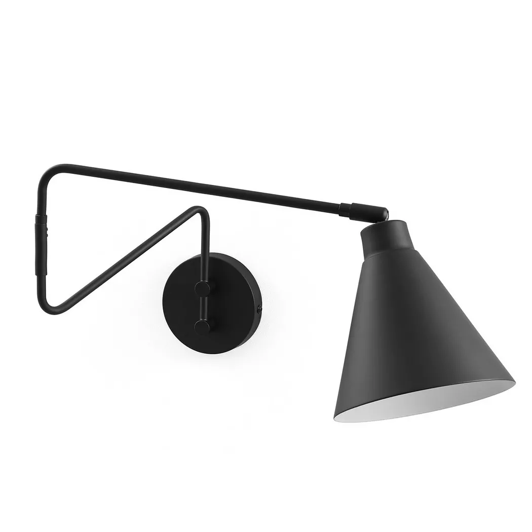 La Redoute Intérieurs – Wandleuchte Hiba, One Size, Schwarz
