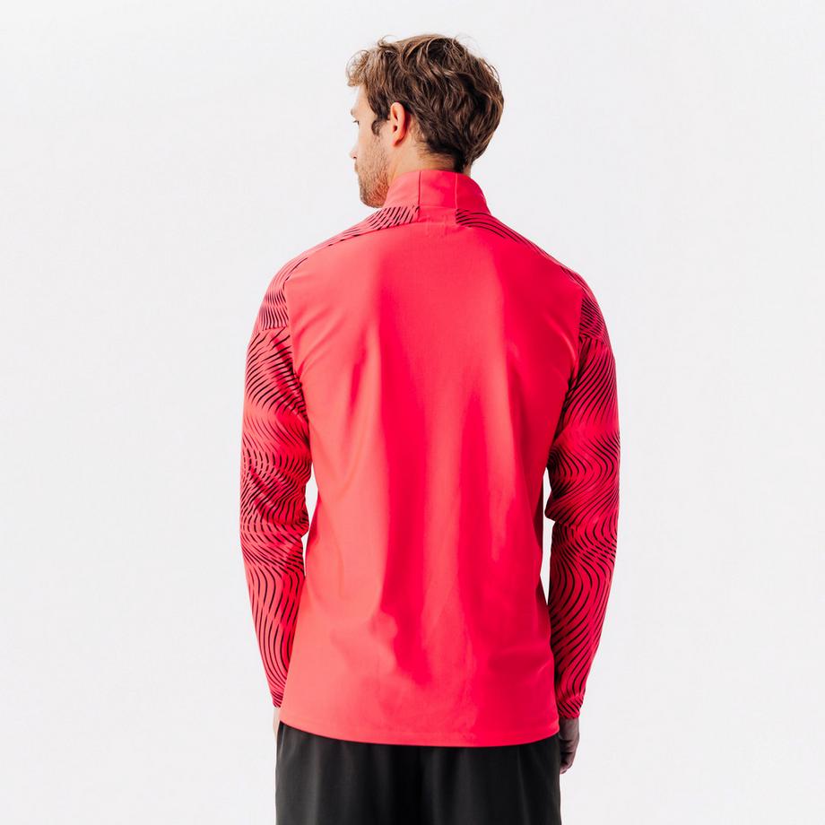 KIPSTA  Sweatshirt Fussball halber Reissverschluss Polyester 