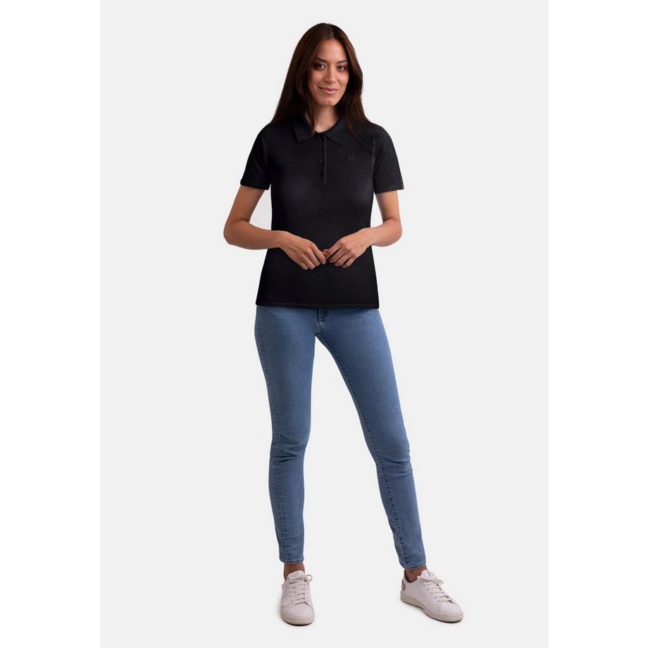 CASH-MERE.CH Polo Cashmere Maniche Corte  