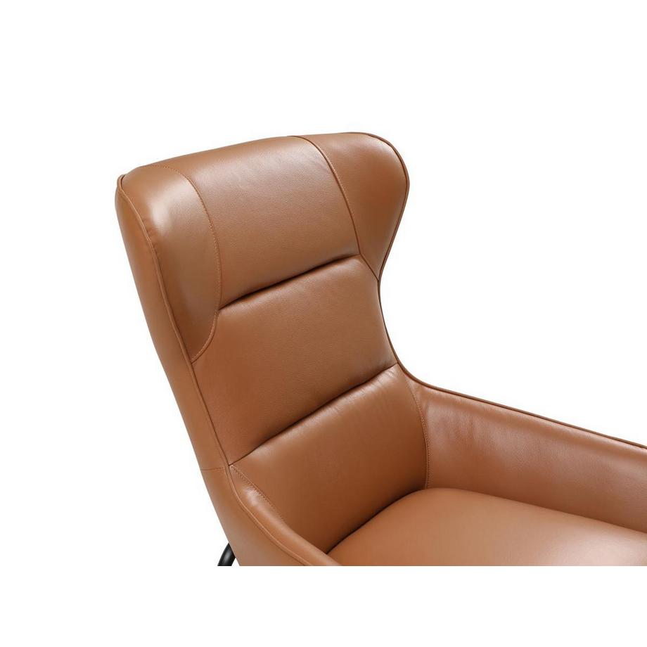 Vente-unique Sessel aus camelfarbenem Büffelleder - DINNIA  