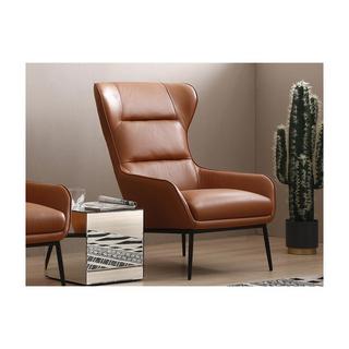 Vente-unique Sessel aus camelfarbenem Büffelleder - DINNIA  